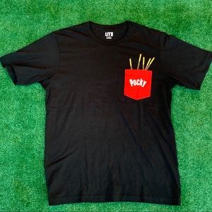 Uniqlo Shirts - UNIQLO X POCKY GRAPHIC POCKET TEE SZ M Uniqlo Shirts - UNIQLO X POCKY GRAPHIC POCKET TEE SZ M